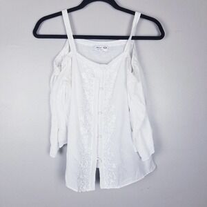 Bailey 44 white cold shoulder top, size x small